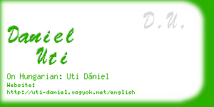 daniel uti business card